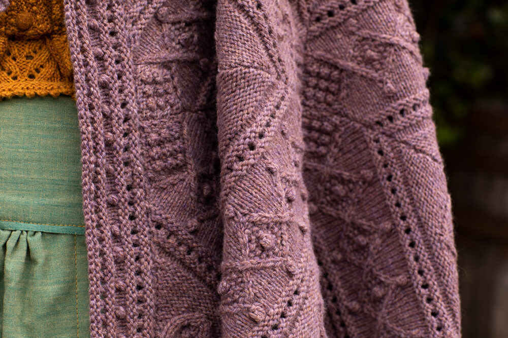 Infinite Cable Online Class Design by Alice Starmore in Driftwood Hebridean 3 Ply