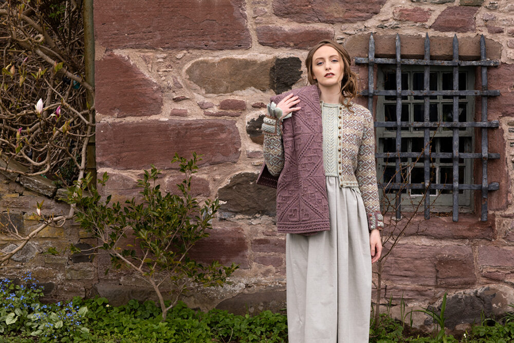 Infinite Cable Online Class Design by Alice Starmore in Driftwood Hebridean 3 Ply