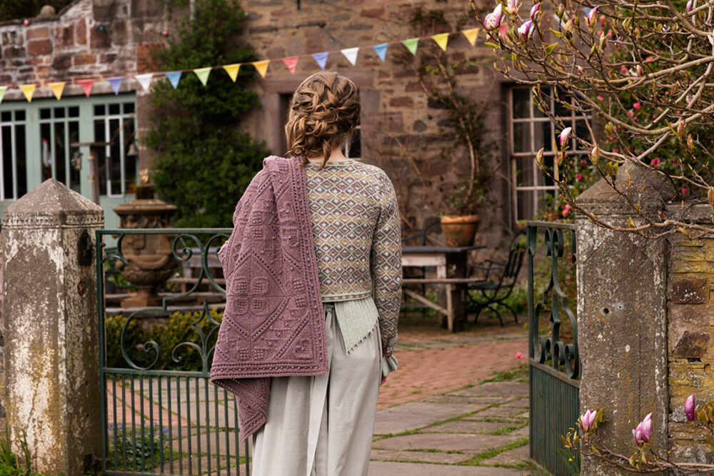 Infinite Cable Online Class Design by Alice Starmore in Driftwood Hebridean 3 Ply