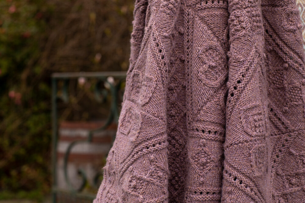 Infinite Cable Online Class Design by Alice Starmore in Driftwood Hebridean 3 Ply