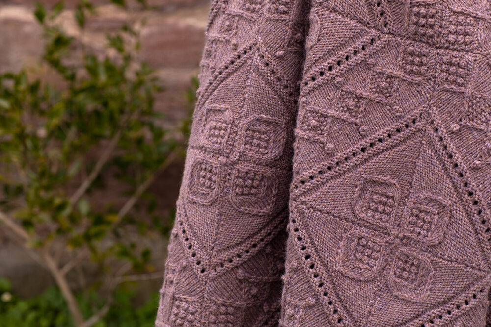 Infinite Cable Online Class Design by Alice Starmore in Driftwood Hebridean 3 Ply