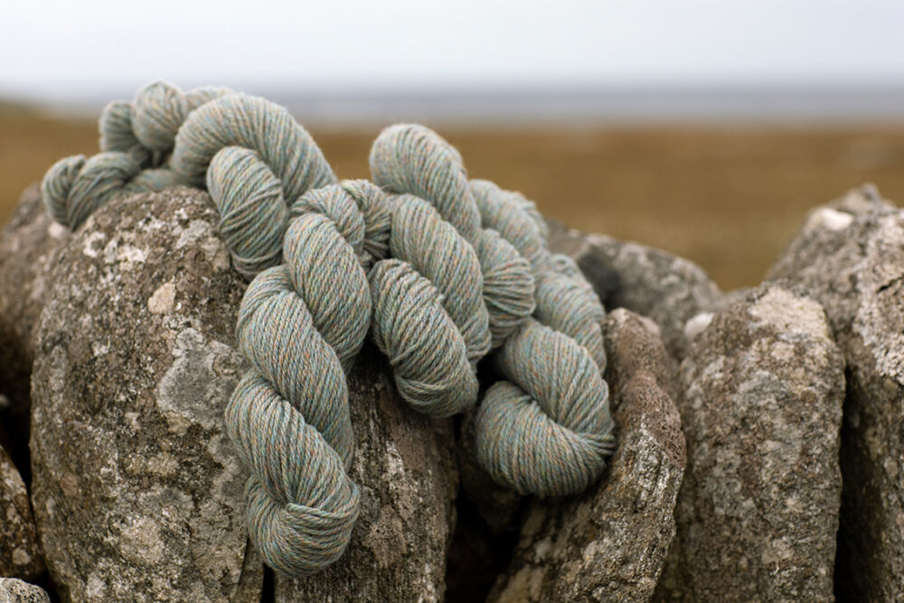Alice Starmore Hebridean 3 Ply pure new British wool hand knitting Yarn in Pebble Beach colour