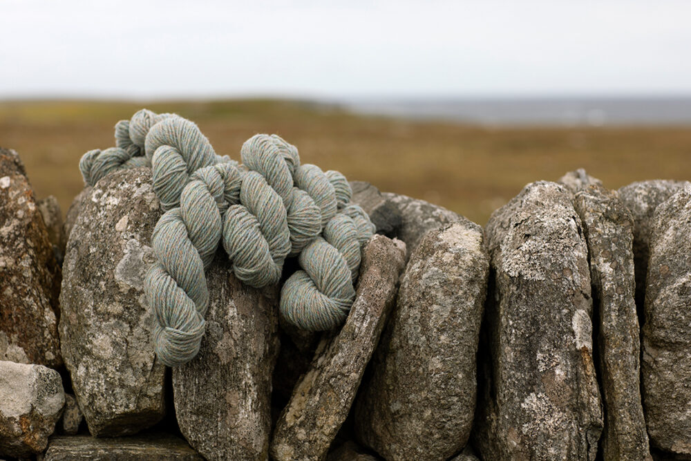 Alice Starmore Hebridean 3 Ply pure new British wool hand knitting Yarn in Pebble Beach colour