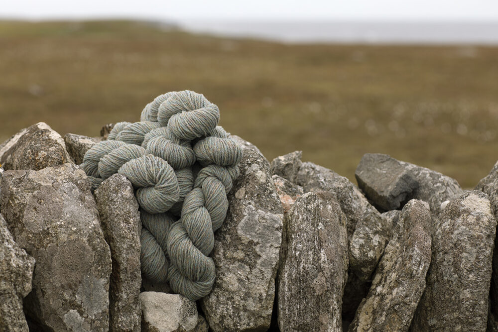 Alice Starmore Hebridean 3 Ply pure new British wool hand knitting Yarn in Pebble Beach colour