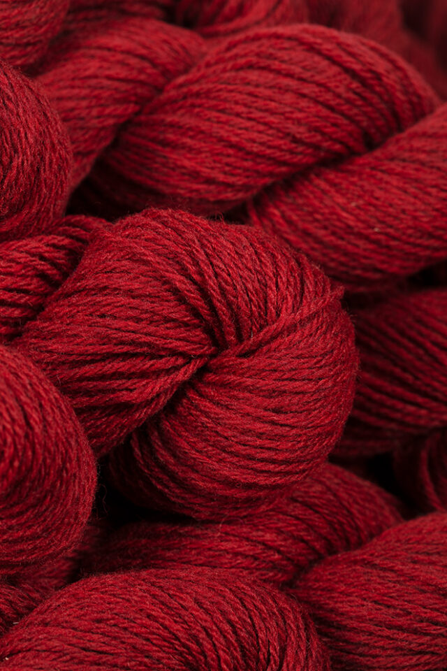 Alice Starmore Hebridean 3 Ply pure new British wool hand knitting Yarn in Red Rattle colour