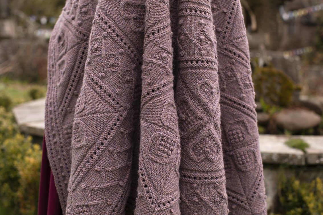 Infinite Cable Online Class Design by Alice Starmore in Driftwood Hebridean 3 Ply