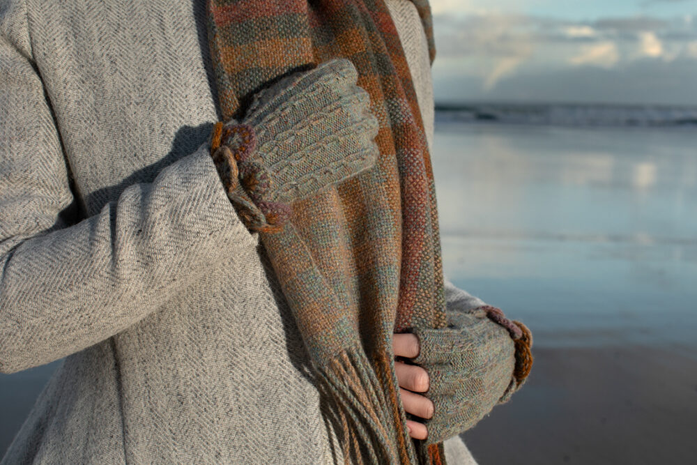 The St Kilda Collection by Alice Starmore, hand knitting, felting, weaving and embroidery for Virtual Yarns