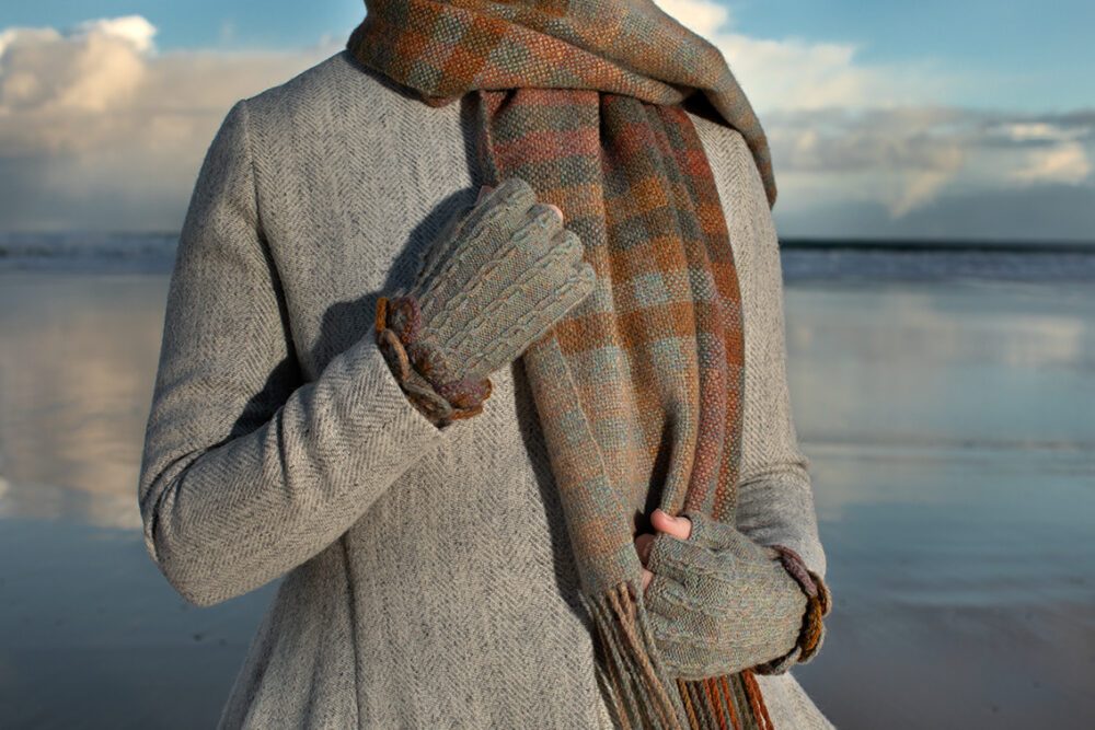 The St Kilda Collection by Alice Starmore, hand knitting, felting, weaving and embroidery for Virtual Yarns