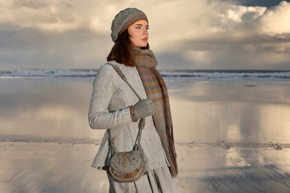 The St Kilda Collection by Alice Starmore, hand knitting, felting, weaving and embroidery for Virtual Yarns
