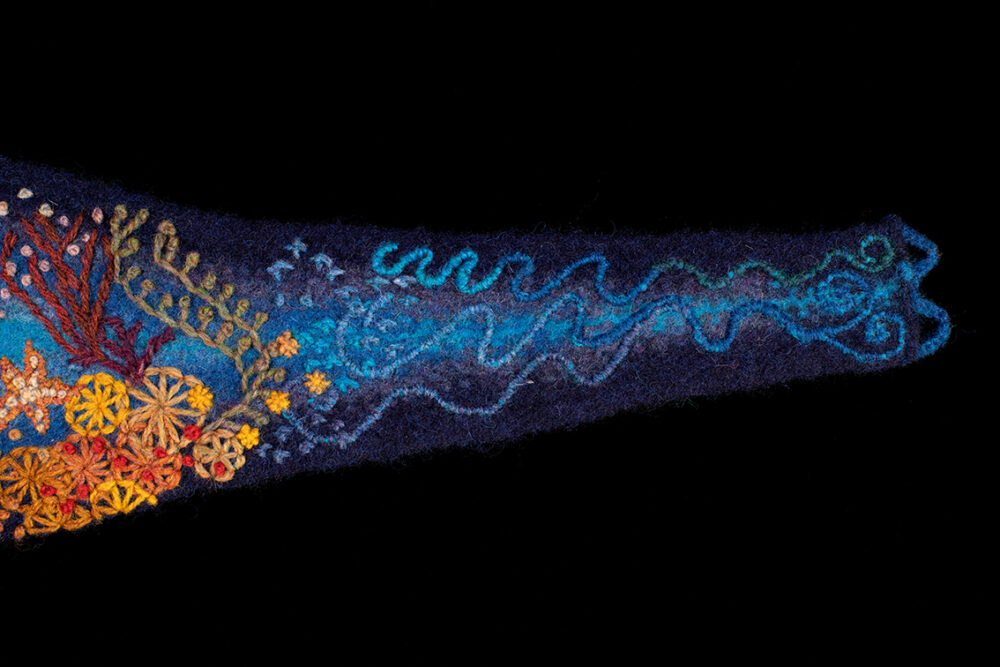 Creative Course 3, hand knitting, felting and embroidery by Alice Starmore for Virtual Yarns