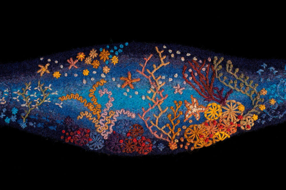 Creative Course 3, hand knitting, felting and embroidery by Alice Starmore for Virtual Yarns