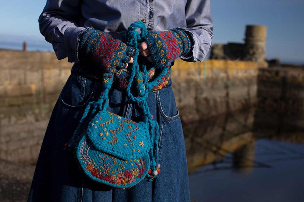 Creative Course 3, hand knitting, felting and embroidery by Alice Starmore for Virtual Yarns