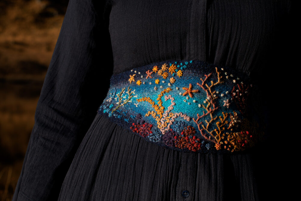 Creative Course 3, hand knitting, felting and embroidery by Alice Starmore for Virtual Yarns