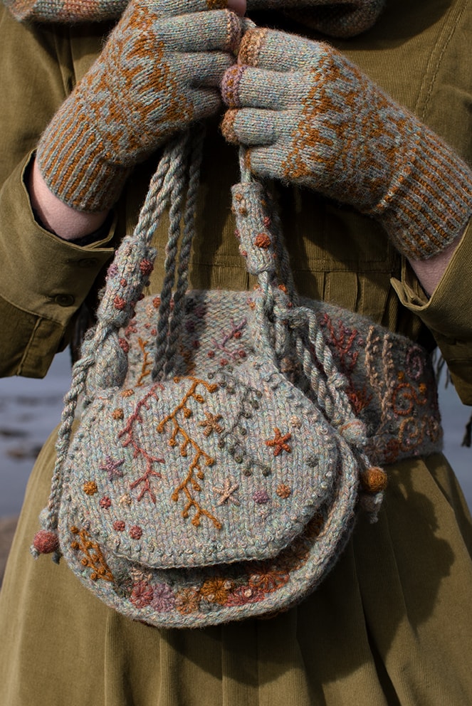 Creative Course 3, hand knitting, felting and embroidery by Alice Starmore for Virtual Yarns