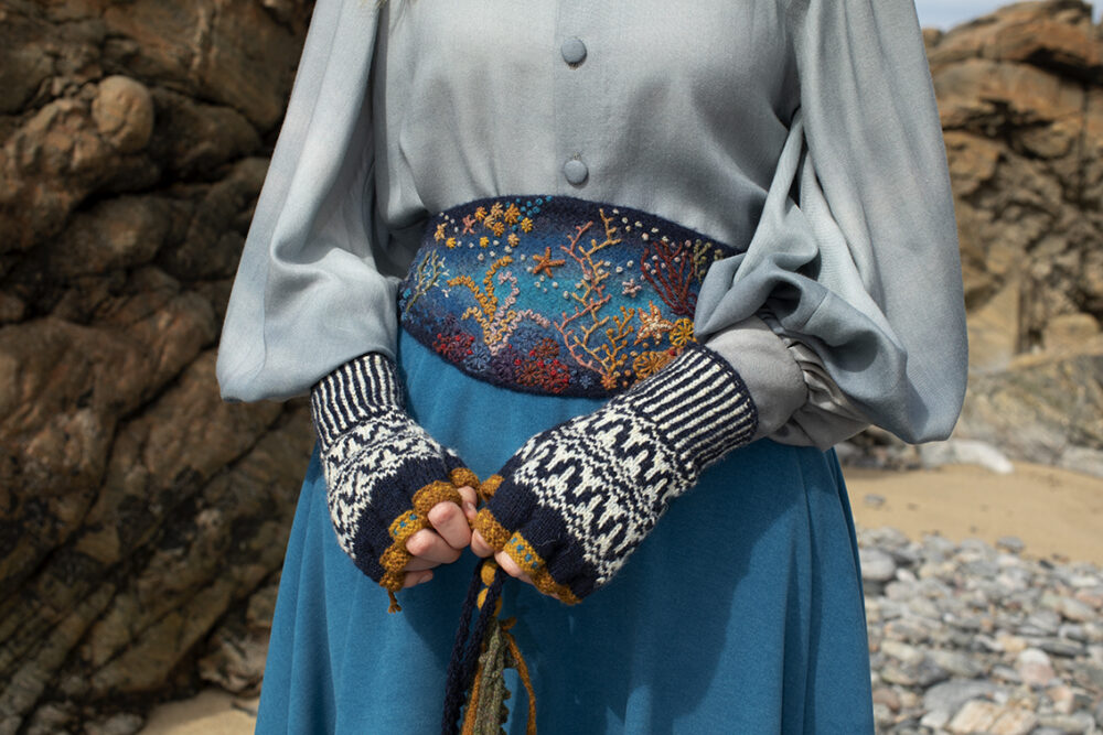 Creative Course 3, hand knitting, felting and embroidery by Alice Starmore for Virtual Yarns