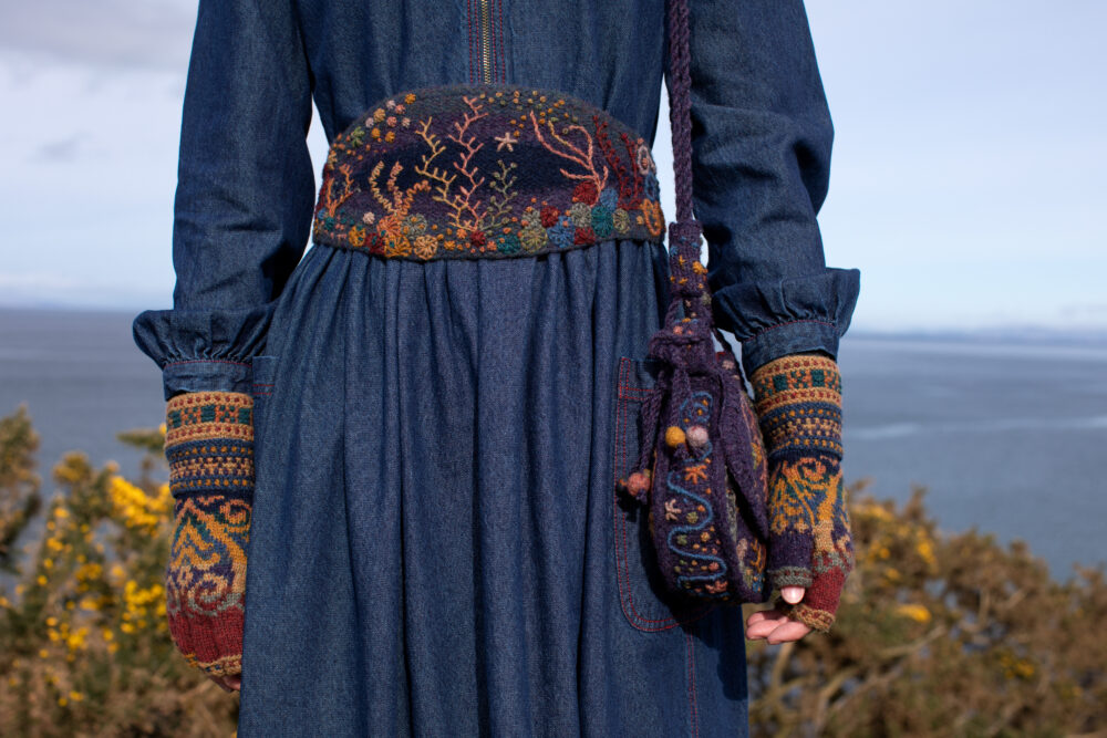 Creative Course 3, hand knitting, felting and embroidery by Alice Starmore for Virtual Yarns