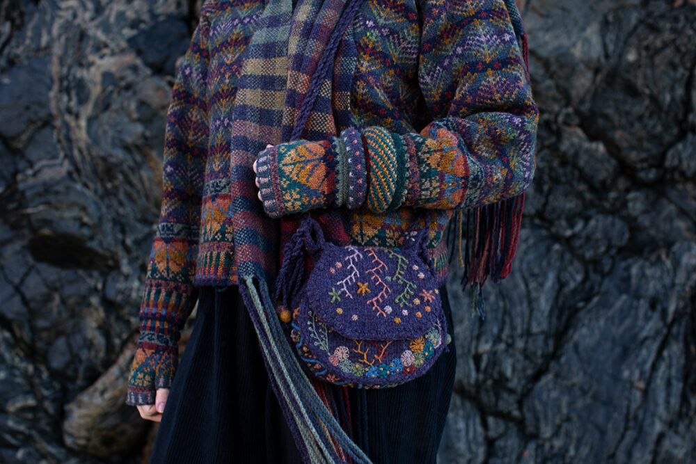 Creative Course 3, hand knitting, felting and embroidery by Alice Starmore for Virtual Yarns
