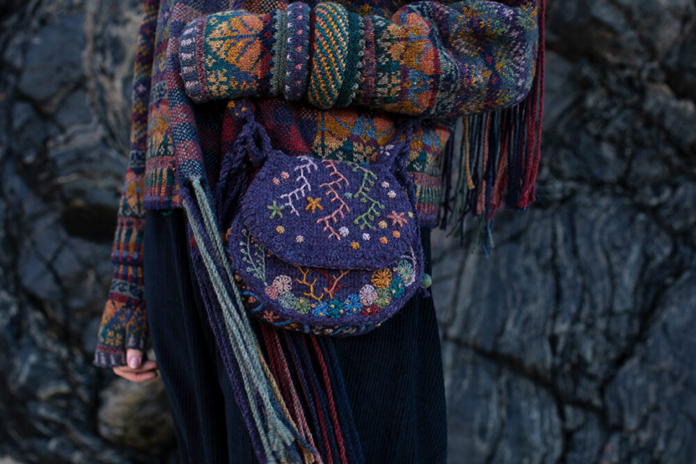 Creative Course 3, hand knitting, felting and embroidery by Alice Starmore for Virtual Yarns