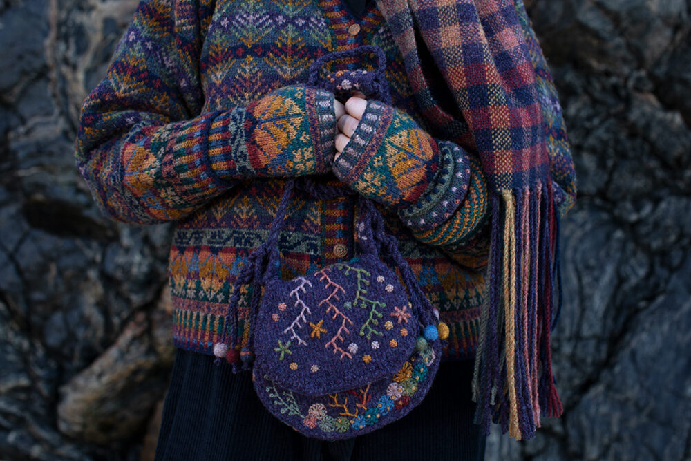 Creative Course 3, hand knitting, felting and embroidery by Alice Starmore for Virtual Yarns