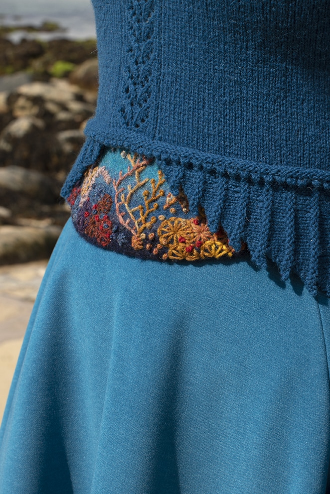 Creative Course 3, hand knitting, felting and embroidery by Alice Starmore for Virtual Yarns