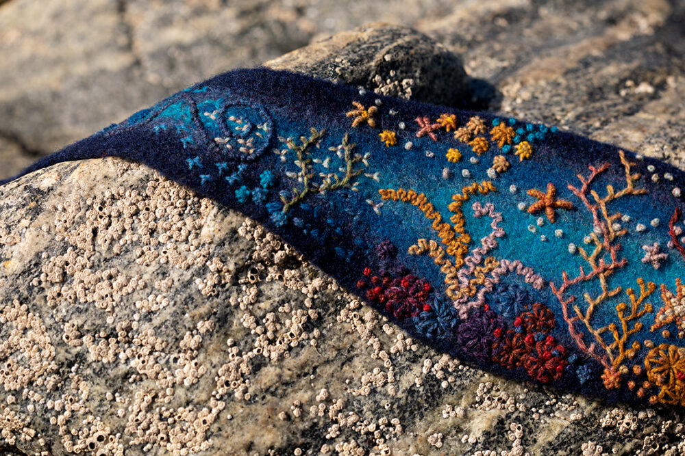 Creative Course 3, hand knitting, felting and embroidery by Alice Starmore for Virtual Yarns