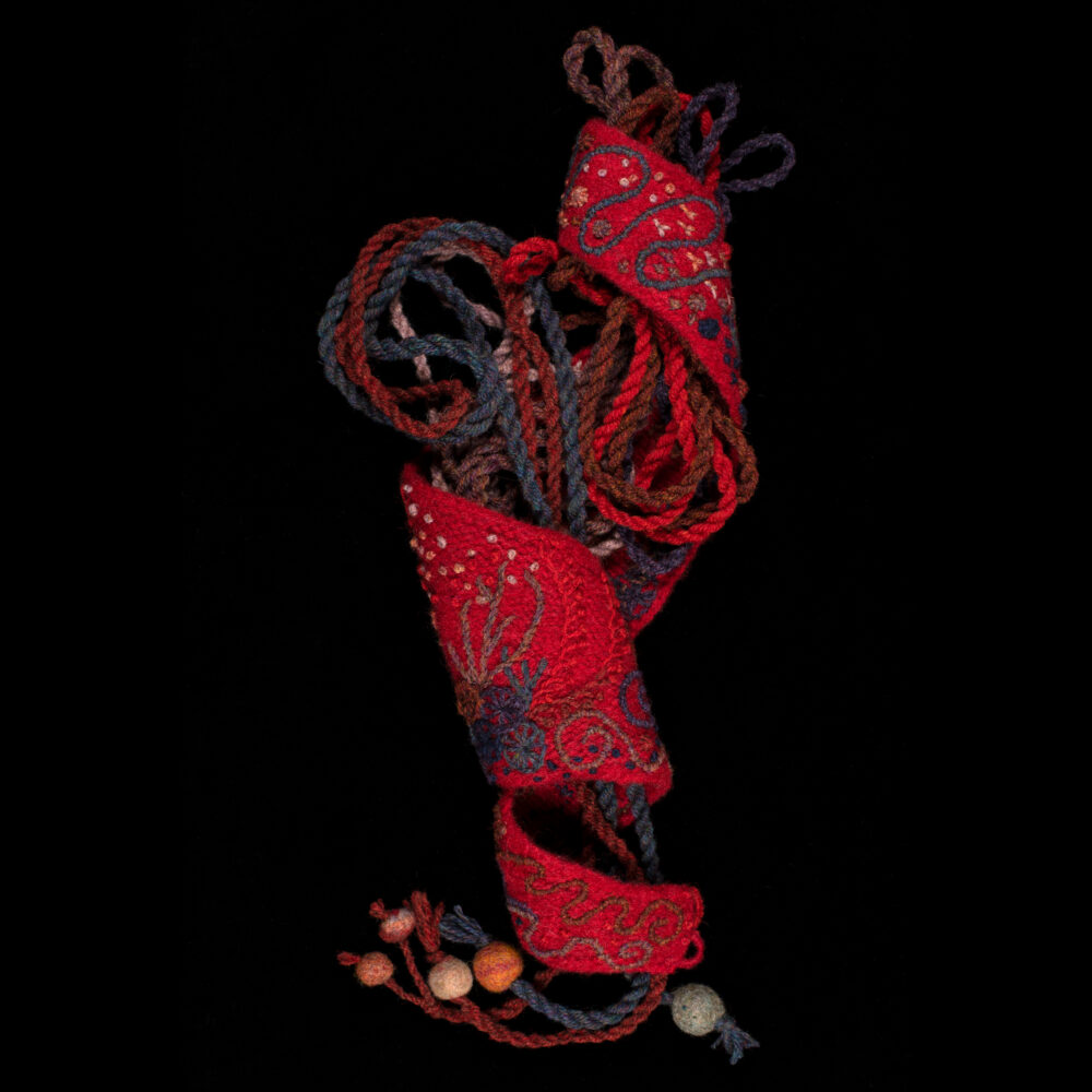 Creative Course 3, hand knitting, felting and embroidery by Alice Starmore for Virtual Yarns