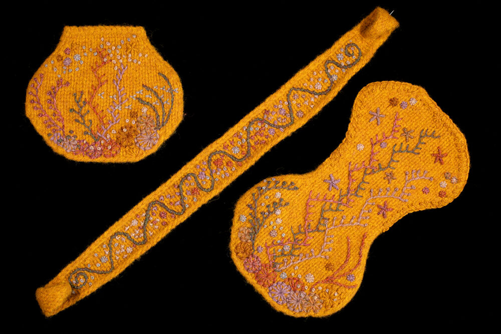 Creative Course 3, hand knitting, felting and embroidery by Alice Starmore for Virtual Yarns