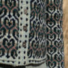 The Loch Lomond cardigan, St Agnes Eve Beret and Scarf and Ruabhal gloves hand knitwear patterncard kit designs by Alice Starmore made in Hebridean 2 Ply