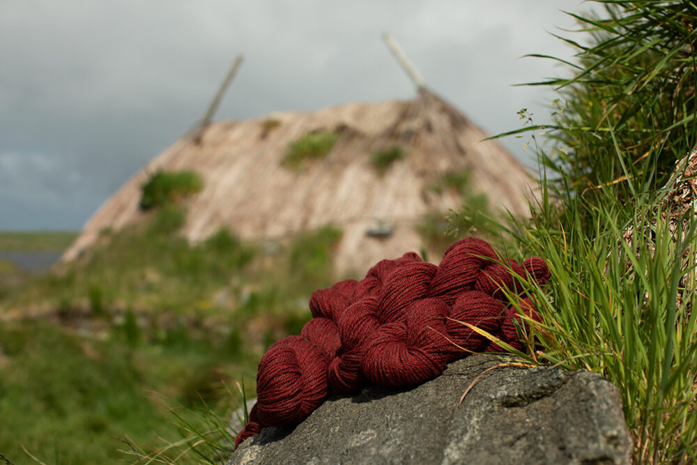 Alice Starmore Hebridean 3 Ply pure new British wool hand knitting Yarn in Red Deer colour