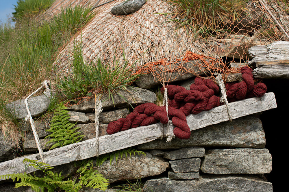 Alice Starmore Hebridean 3 Ply pure new British wool hand knitting Yarn in Red Deer colour
