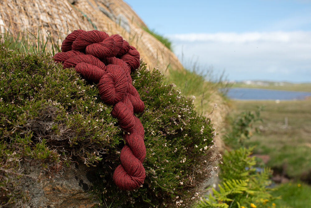 Alice Starmore Hebridean 3 Ply pure new British wool hand knitting Yarn in Red Deer colour