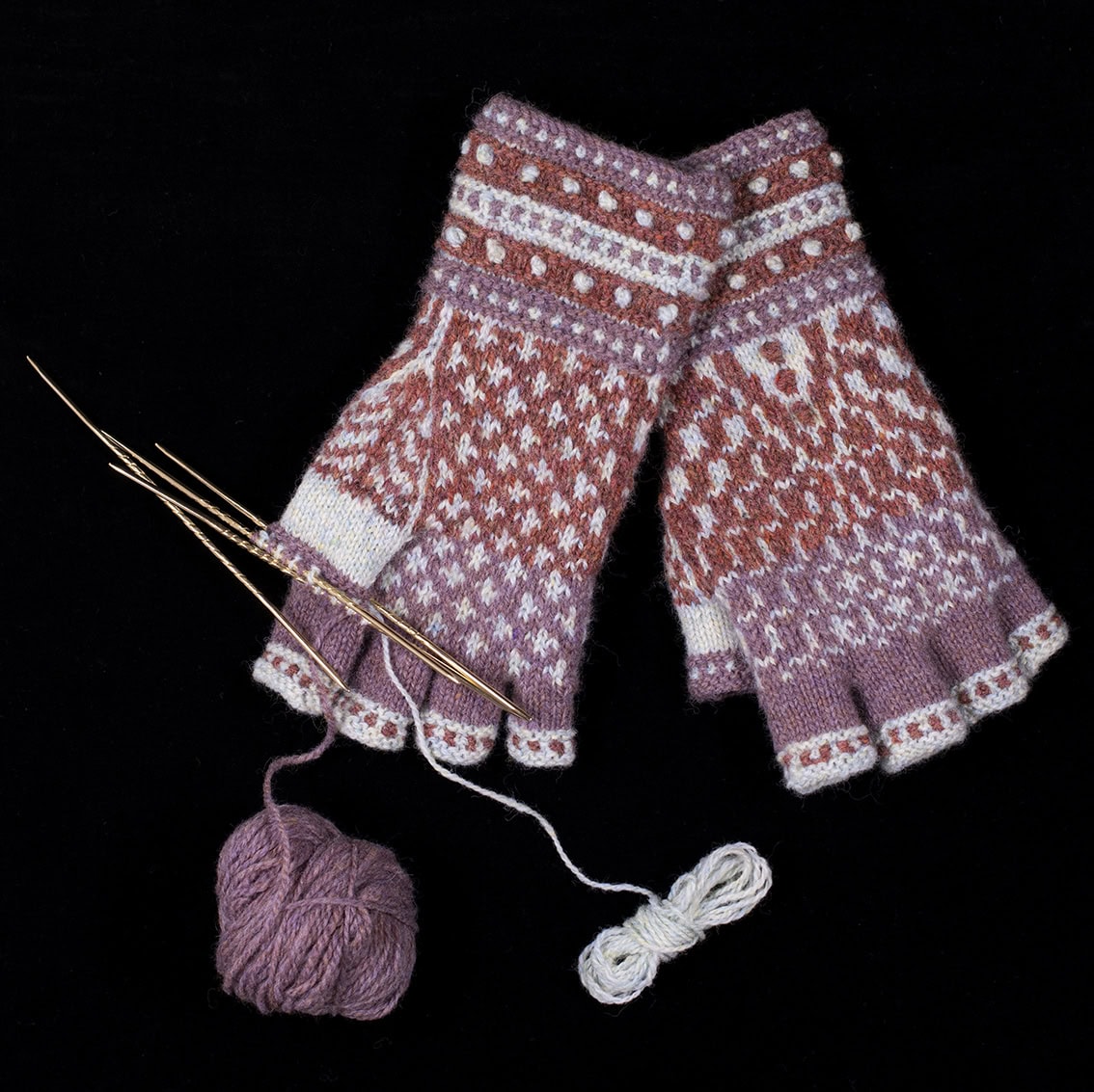 Briodag Patterncard Kit by Alice Starmore in Hebridean 2 Ply