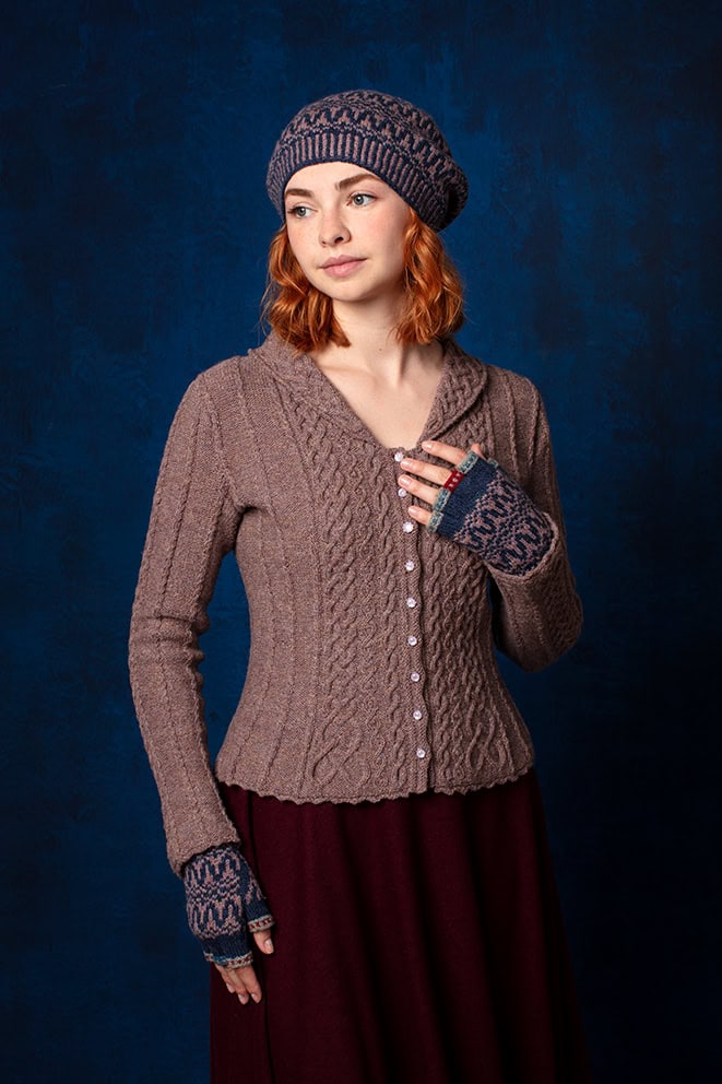 Eala Bhan hand knitwear design from the book Aran Knitting by Alice Starmore